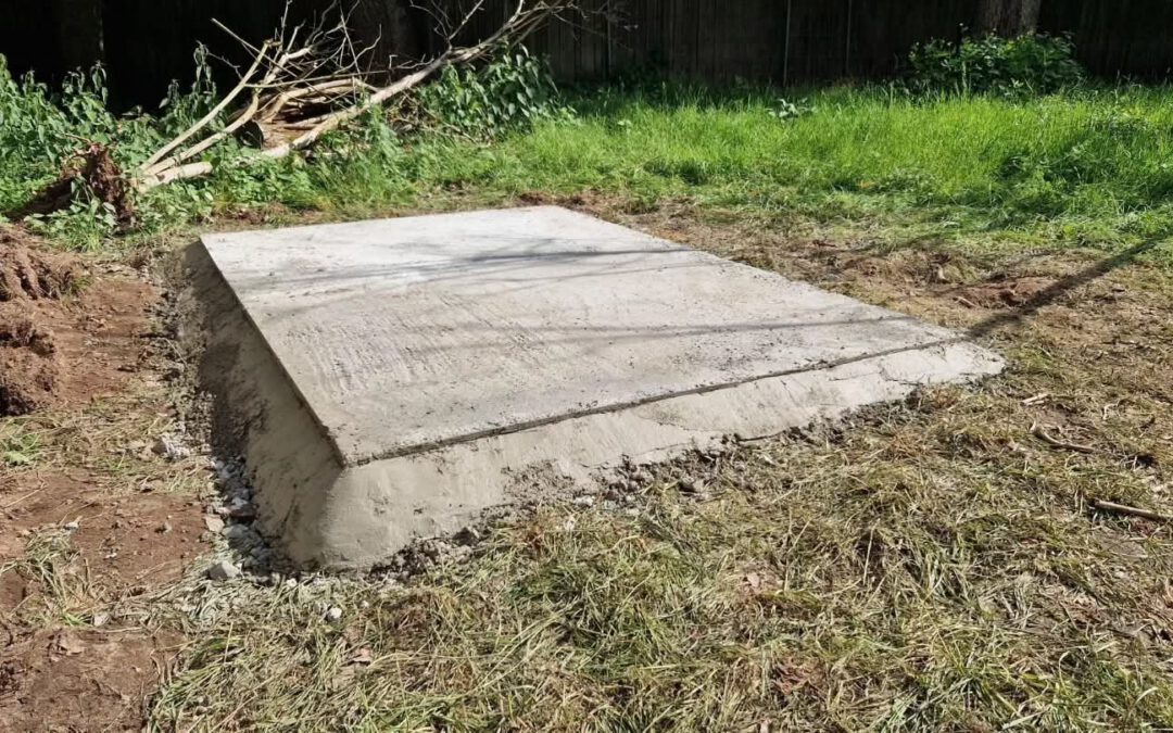 🏗️ Fortschritt für unsere neuen Gartenhütten 🏗️